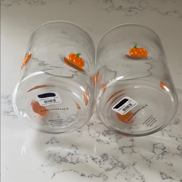 Anthropologie 🎃Harvest Pumpkin Juice Glasses - Picture 10 of 16